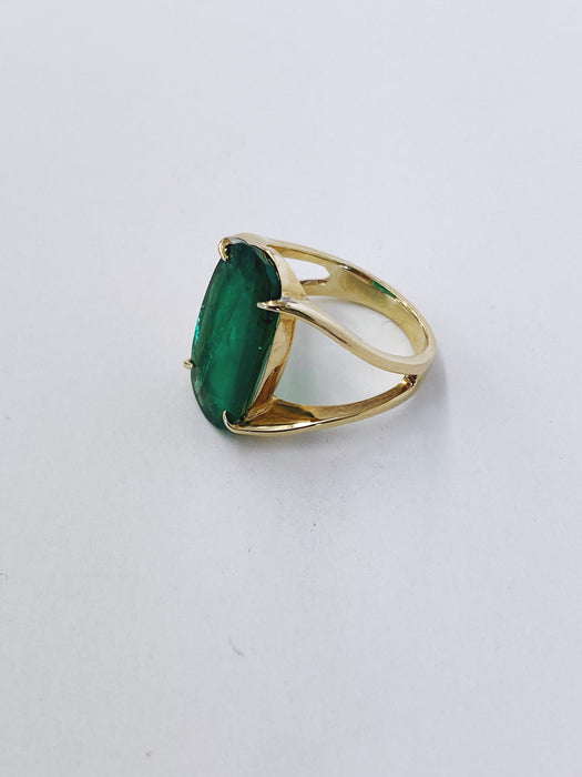 19.95 carat Custom Emerald Ring