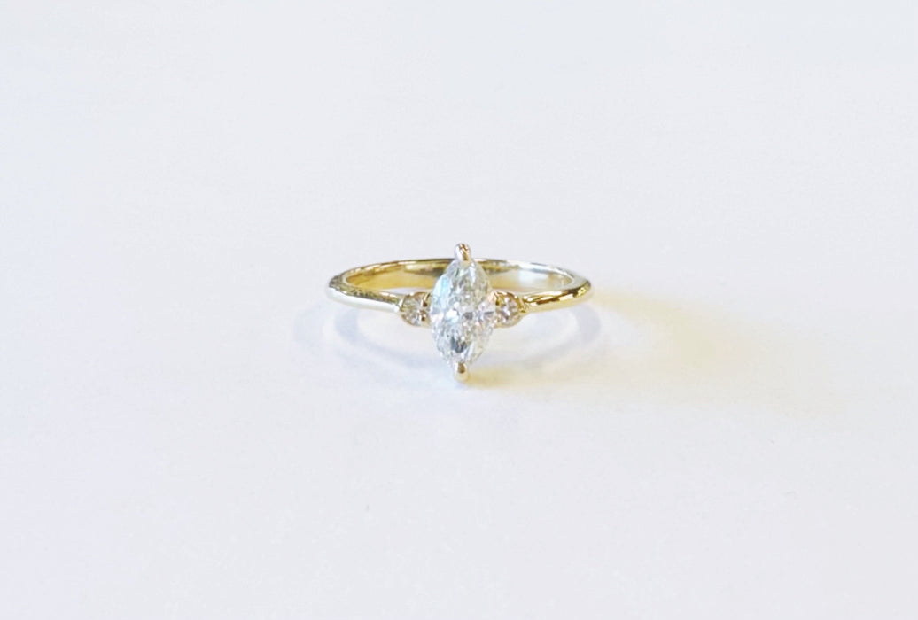 .70 carat Marquise Yellow Gold Engagement Ring