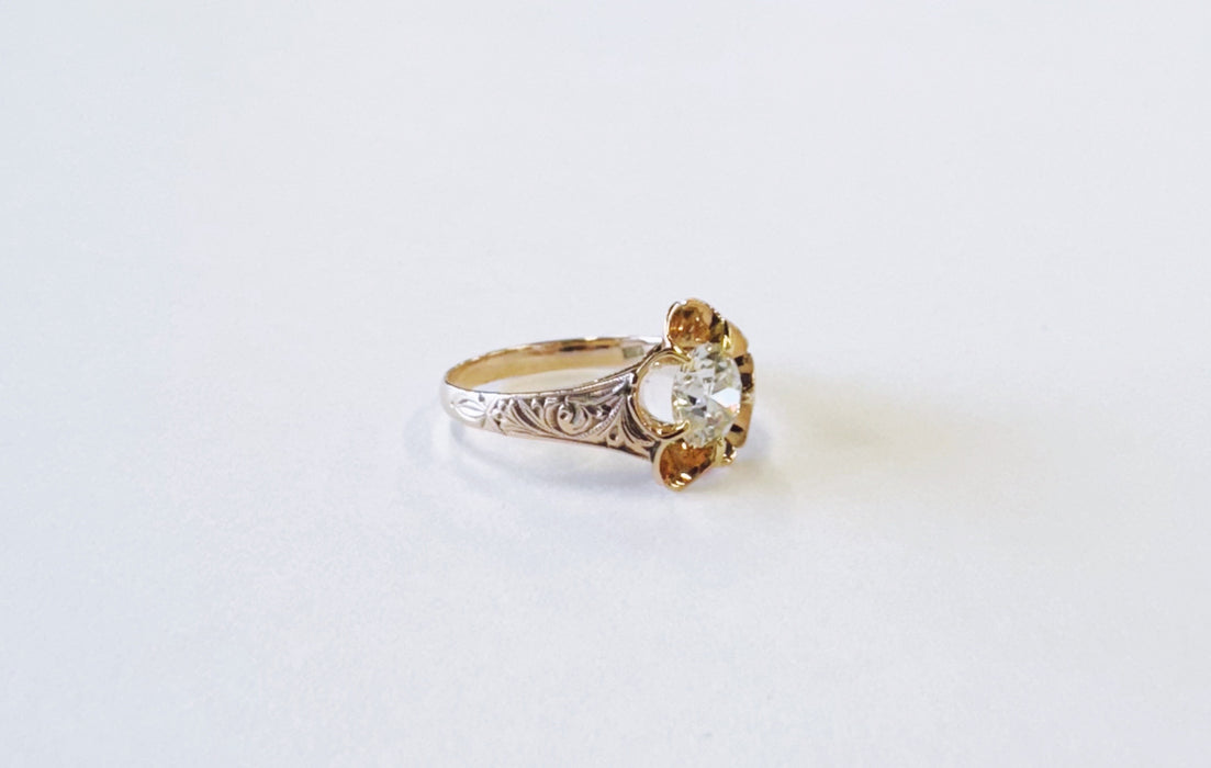 Victorian Belcher Diamond Ring
