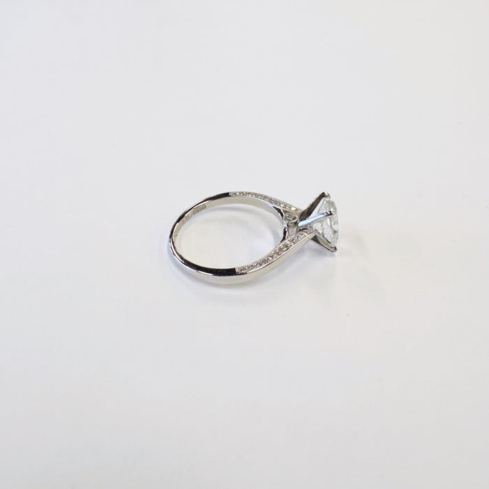 Simon G. Oval Diamond Solitaire Ring