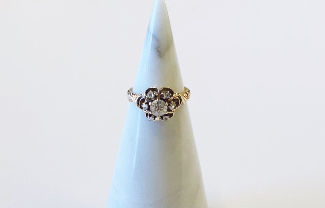 Victorian Flower Cluster Ring