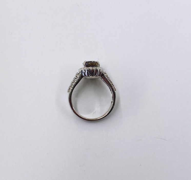 2.85 carat Alexandrite Halo Ring
