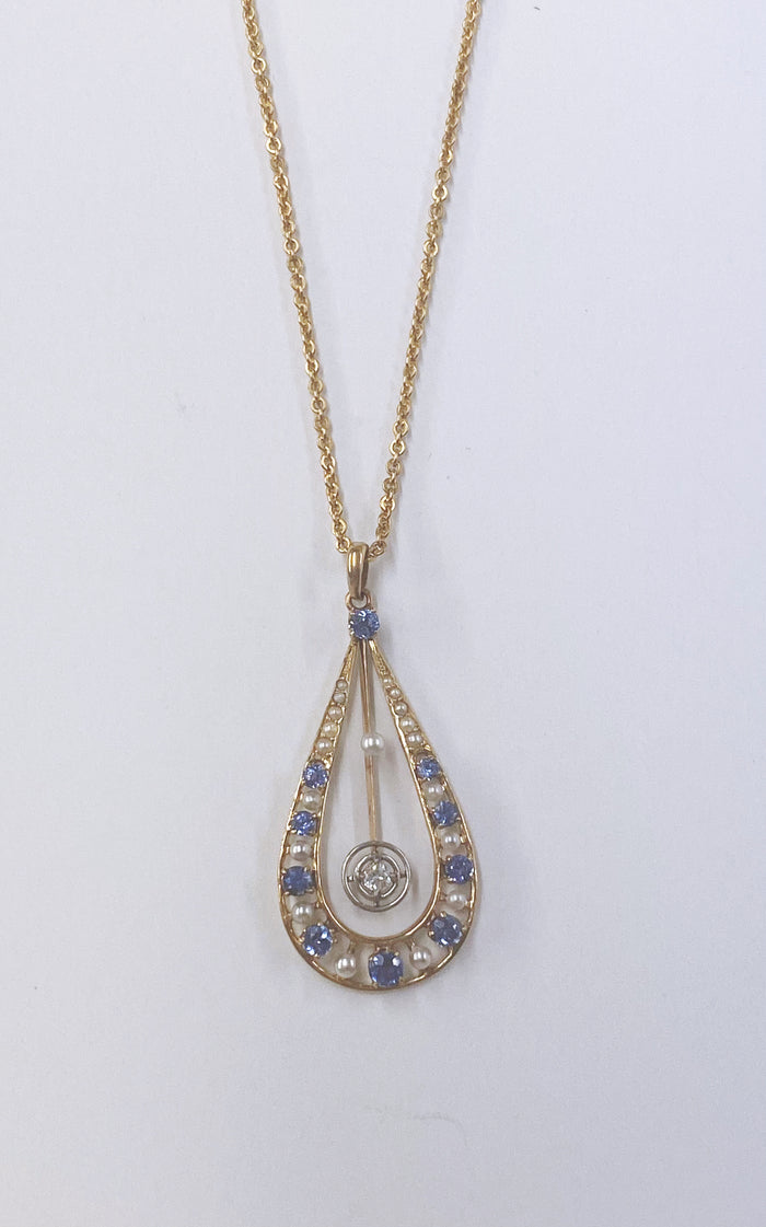 Colored Stone Earrings, Necklace & Bracelet