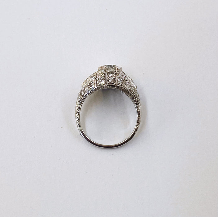 Edwardian 1.25 Carat European Diamond Ring