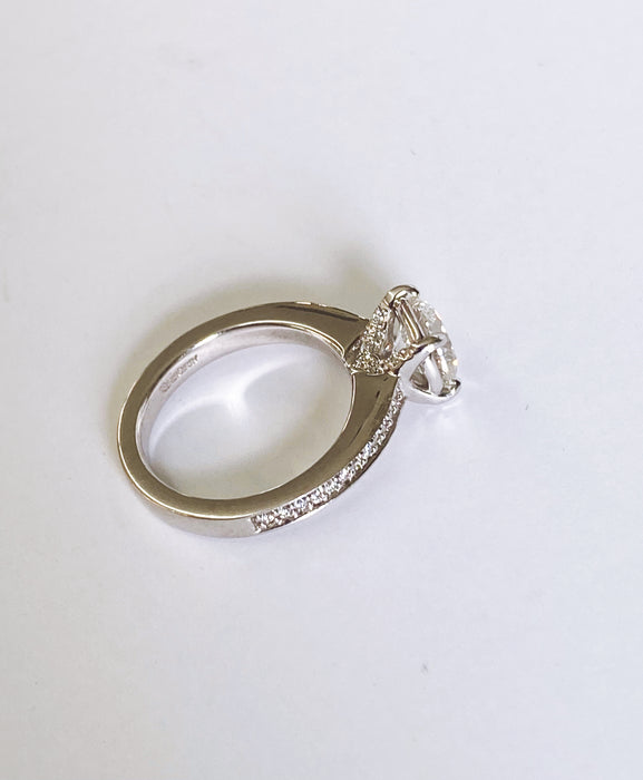 1.50 carat Ideal Cut Diamond Engagement Ring