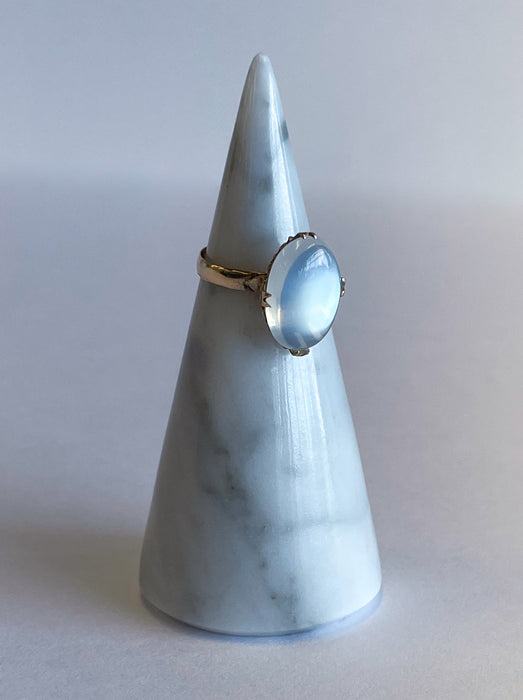 Victorian Oval Moonstone Ring