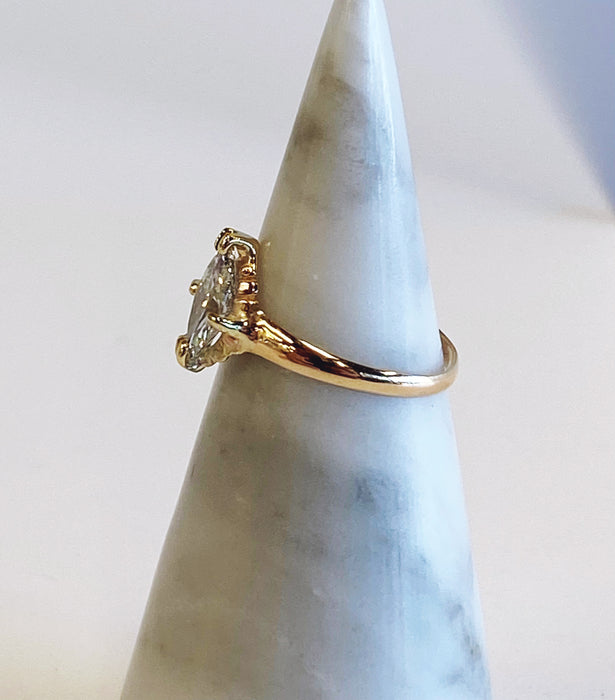 Vintage Marquise Solitaire Ring